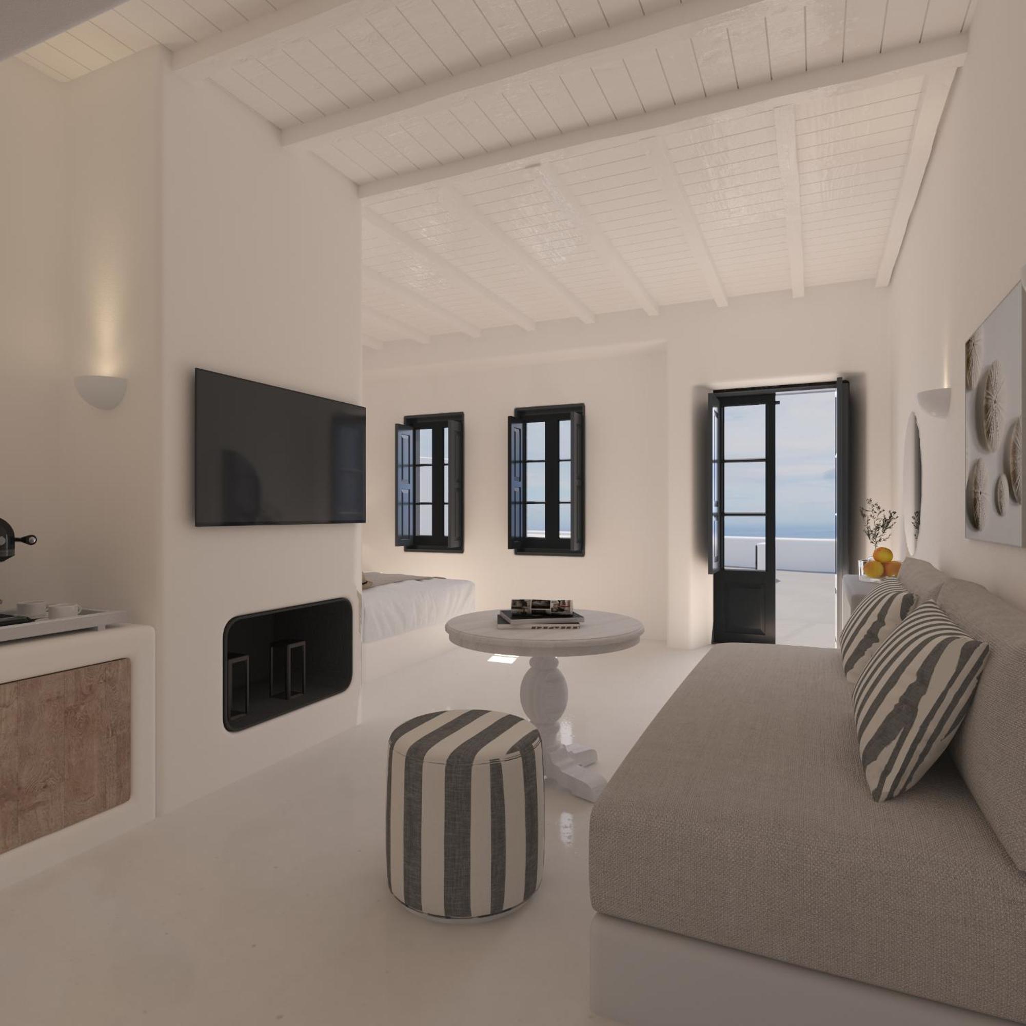 Carpe Diem Santorini Pyrgos Kallistis Bagian luar foto