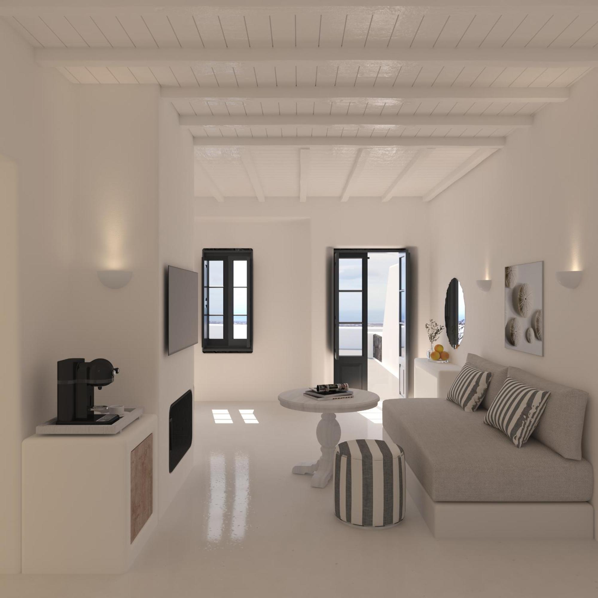 Carpe Diem Santorini Pyrgos Kallistis Bagian luar foto